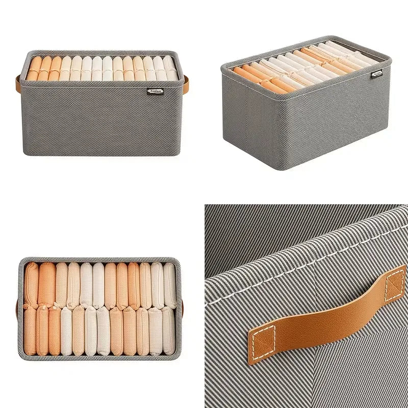 4pcs Foldable Storage Box Set
