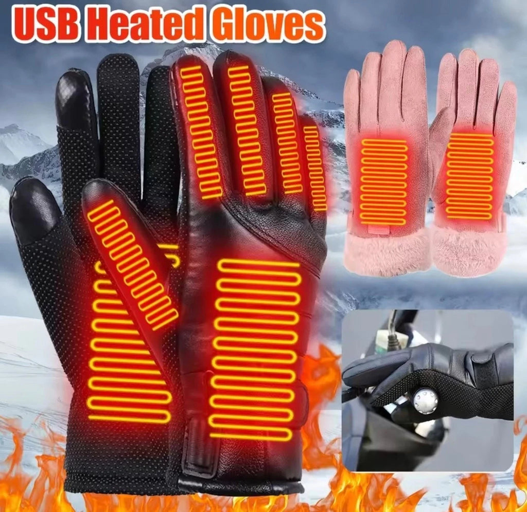 USB Heated Winter Gloves