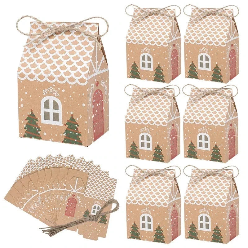 50PCS Christmas Candy Boxes