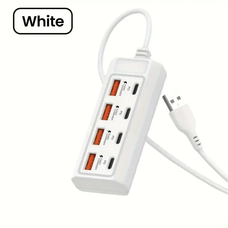 8-Port USB Fast Charging Hub