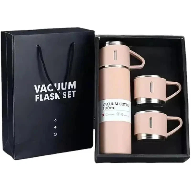 Stainless Steel Thermos Flask Set