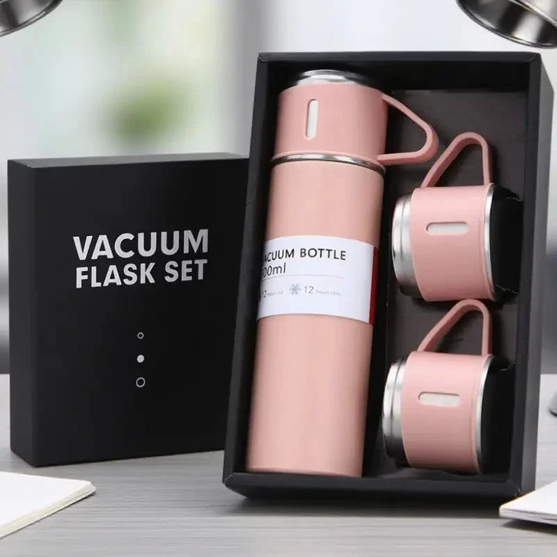 Stainless Steel Thermos Flask Set