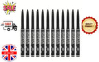 12x Black Liquid Eyeliner Pens