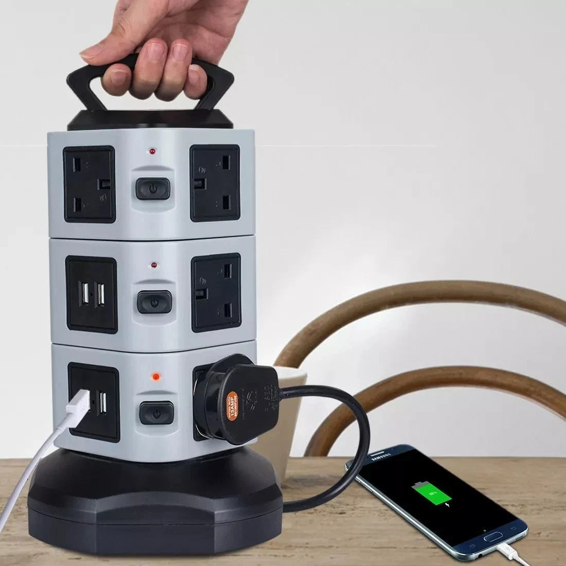 Vertical Tower Power Strip