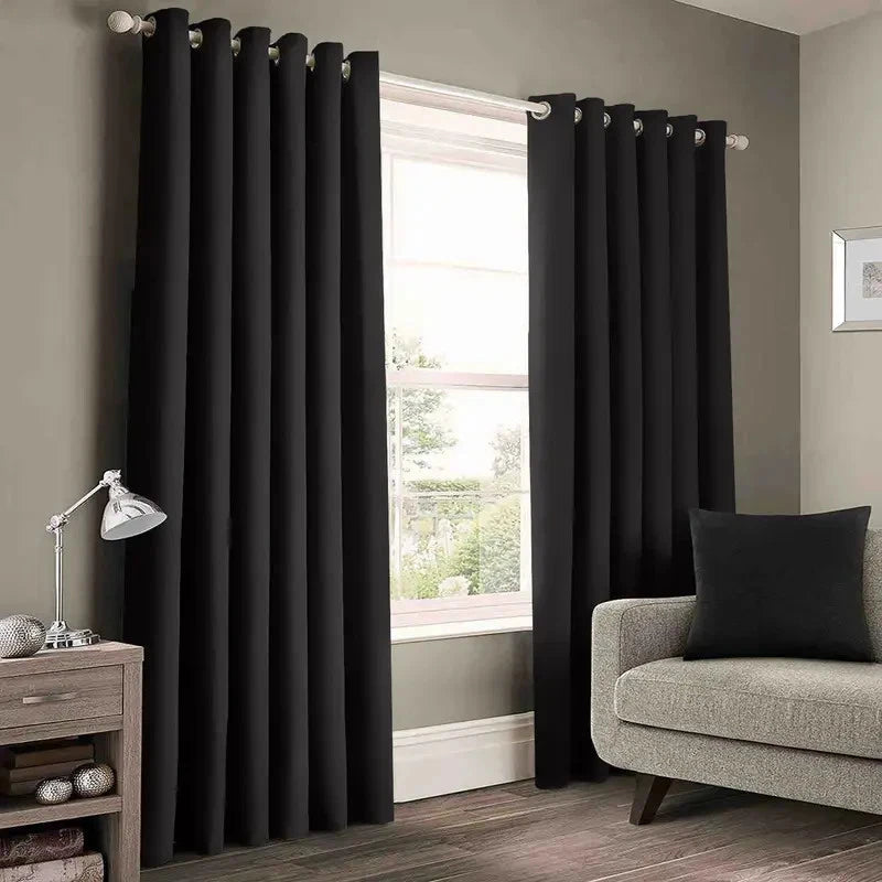 2PCS Full Blackout Curtains