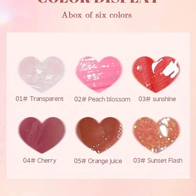 6PC Matte Lip Gloss Set