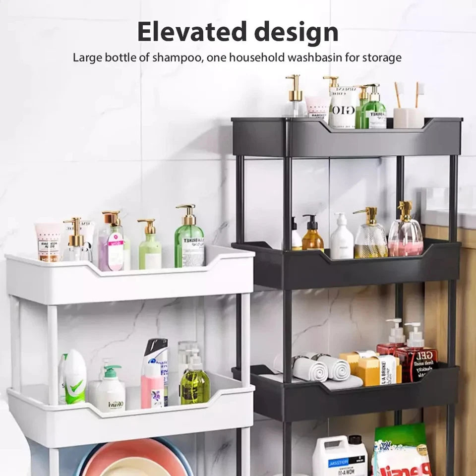 3/4 Tier Sliding Storage Trolley