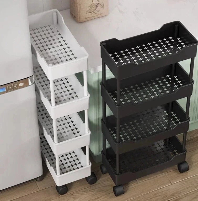 3/4 Tier Sliding Storage Trolley