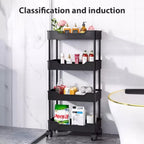 3/4 Tier Sliding Storage Trolley