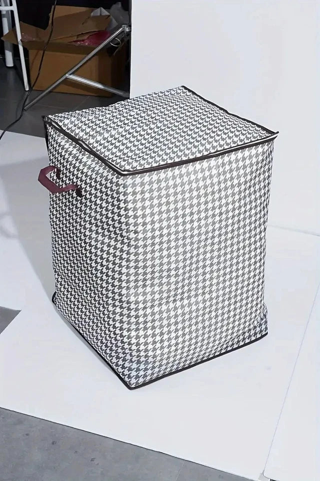180L Houndstooth Storage Box