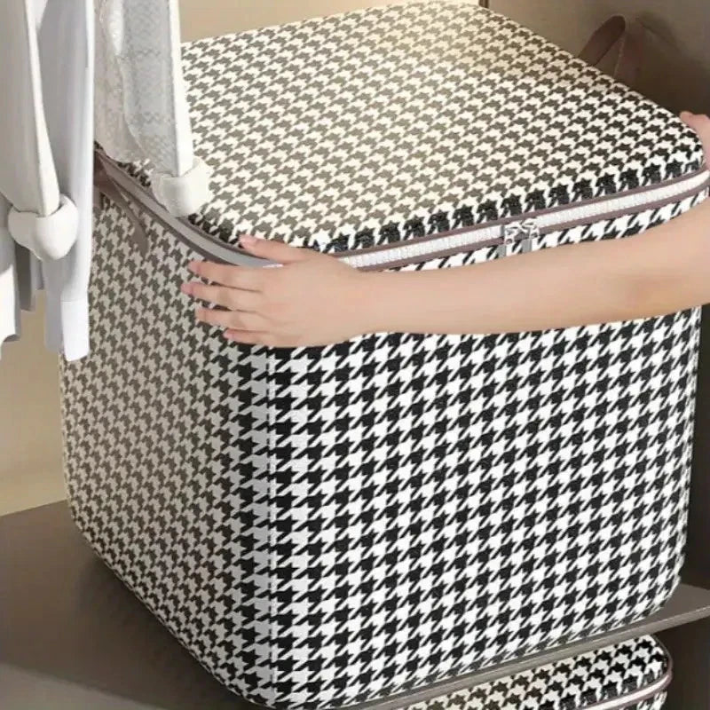 180L Houndstooth Storage Box