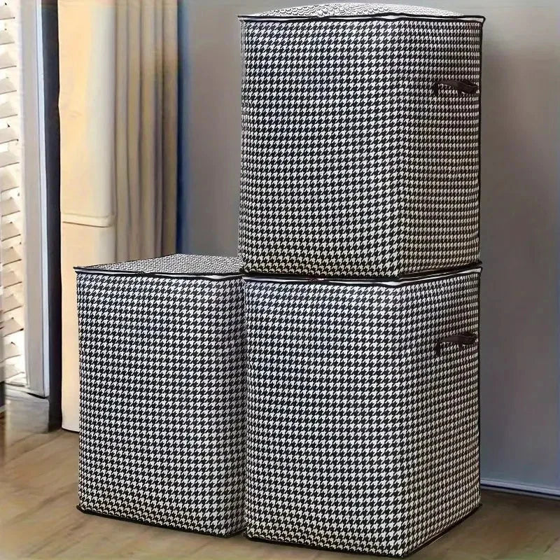 180L Houndstooth Storage Box