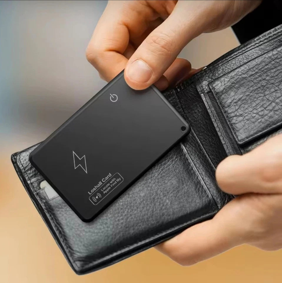 Slim Wallet Tracker Card