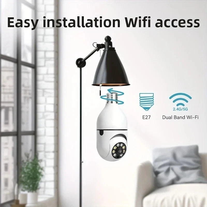360° WiFi Light Bulb Camera