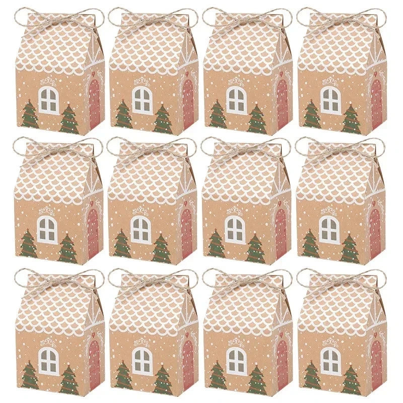 50PCS Christmas Candy Boxes