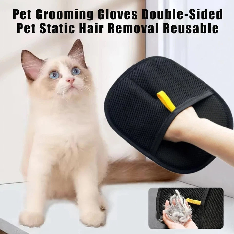 Pet Hair Removal Gloves Brush