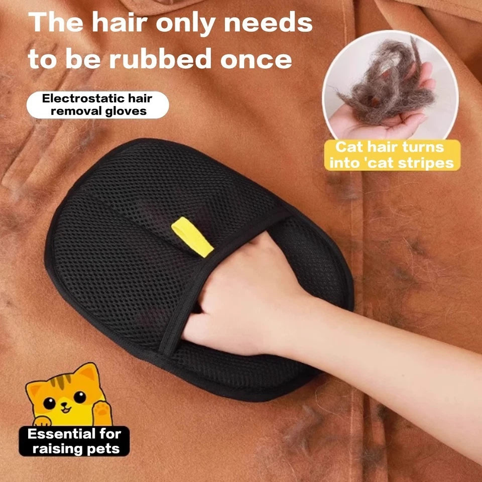 Pet Hair Removal Gloves Brush