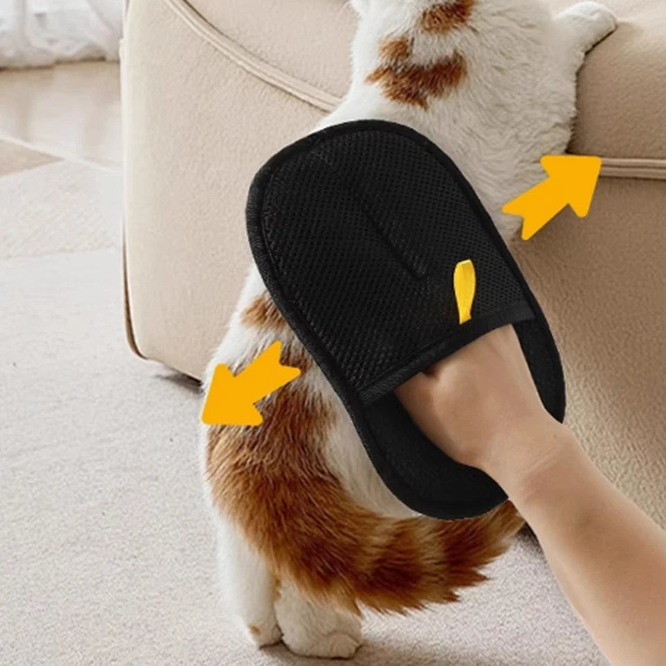 Pet Hair Removal Gloves Brush