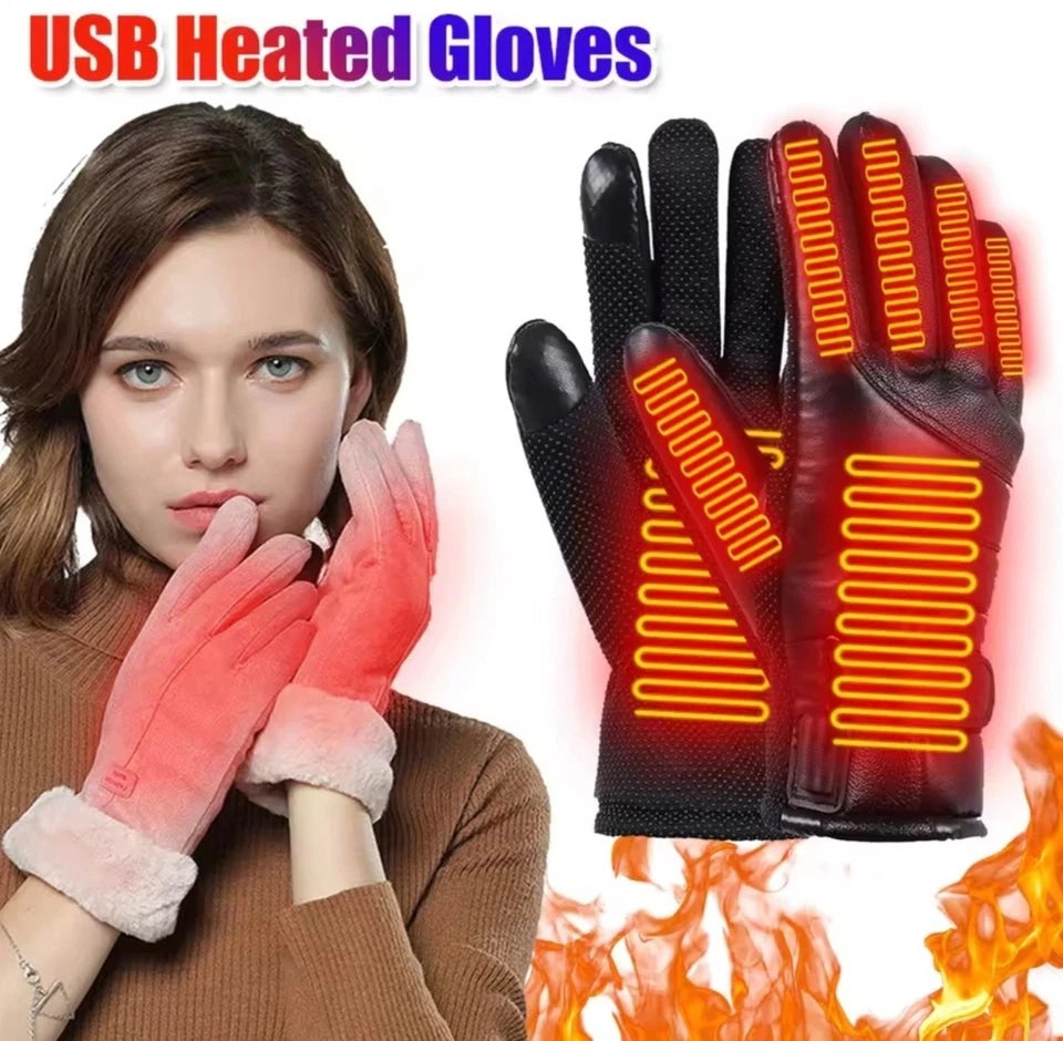 USB Heated Winter Gloves
