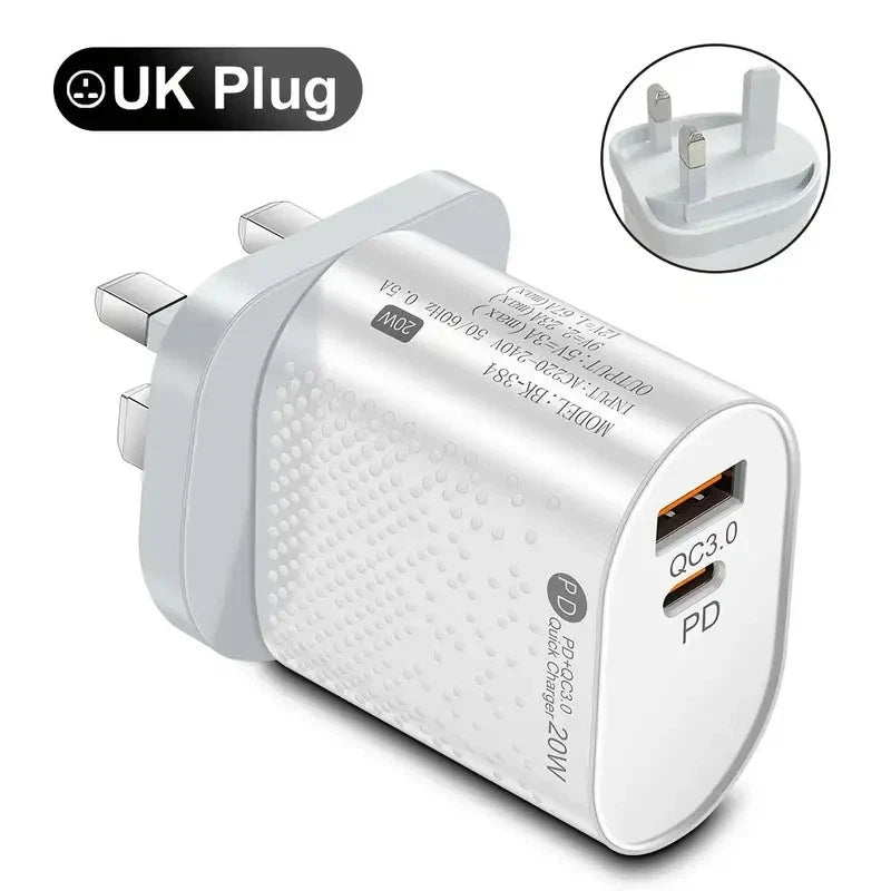 20W USB-C Fast Charger Bundle