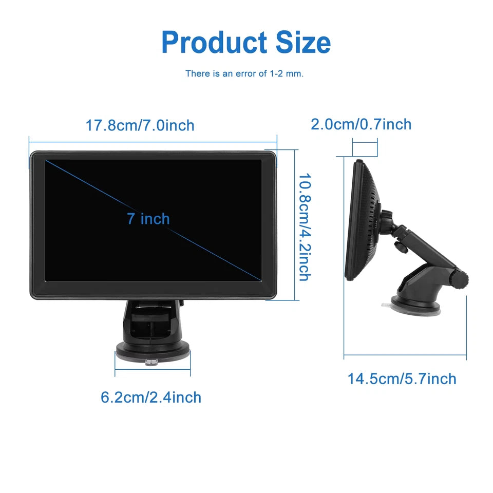 7" Wireless CarPlay MP5 Player