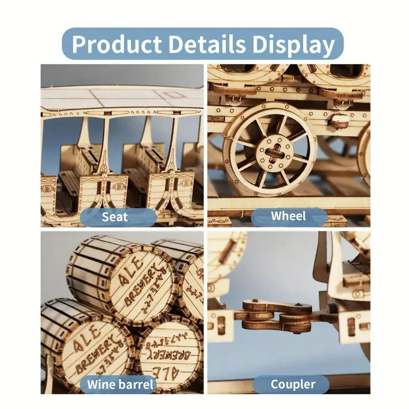 3D Wooden Wine Truck Puzzle