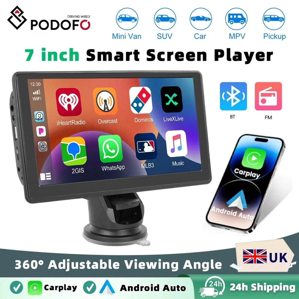 7" Wireless CarPlay MP5 Player