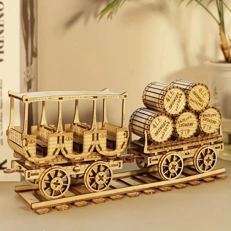 3D Wooden Wine Truck Puzzle