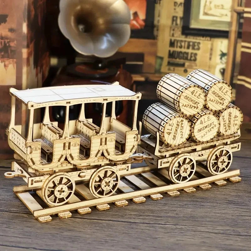 3D Wooden Wine Truck Puzzle