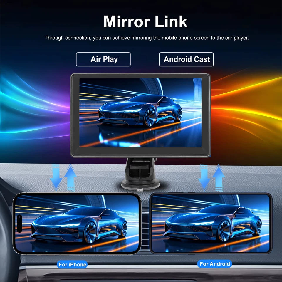 7" Wireless CarPlay MP5 Player