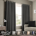 2PCS Full Blackout Curtains