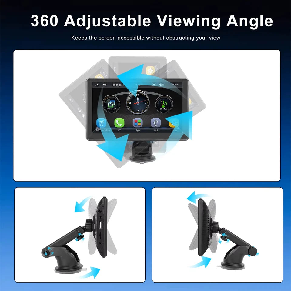 7" Wireless CarPlay MP5 Player