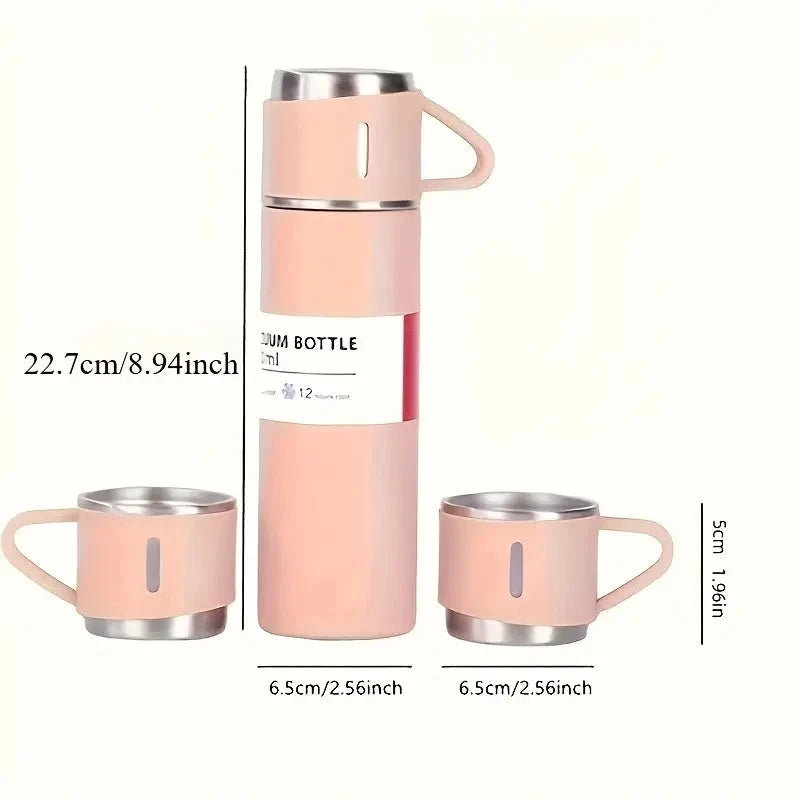 Stainless Steel Thermos Flask Set