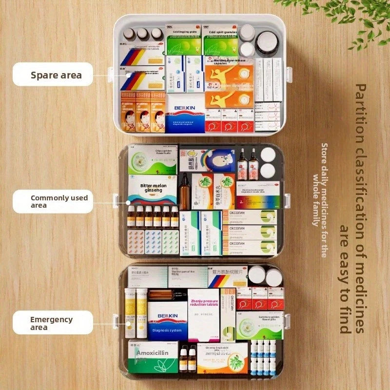 3-Layer Medicine Storage Box