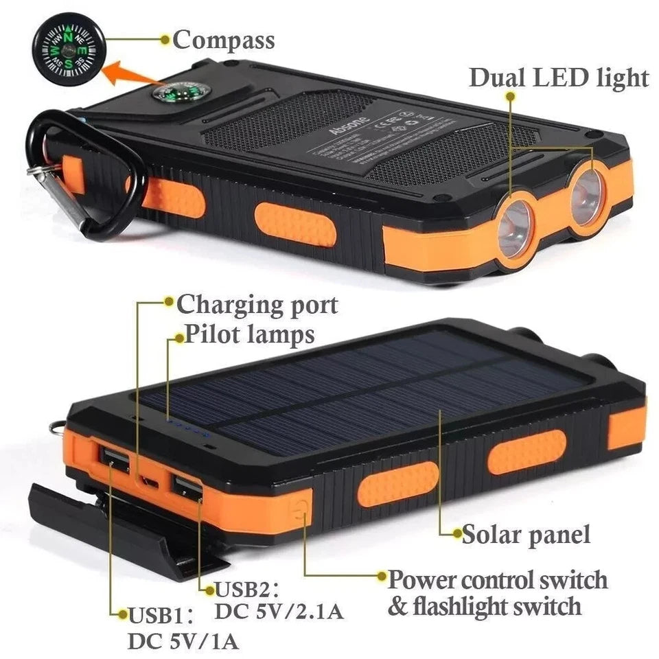 Solar Power Bank 20000mAh