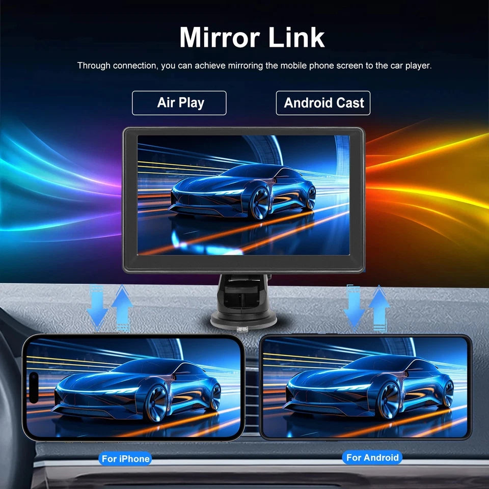 7" Wireless CarPlay MP5 Player