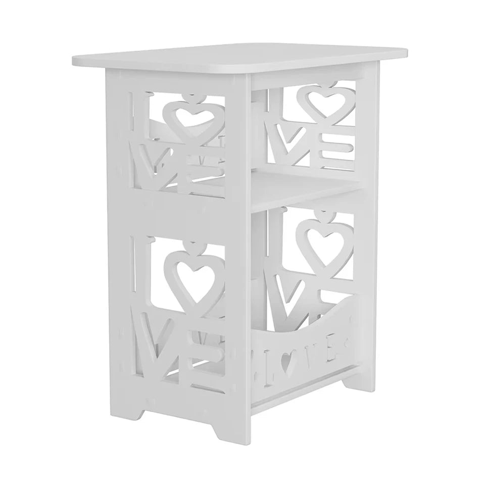 2-Tier PVC Side Table