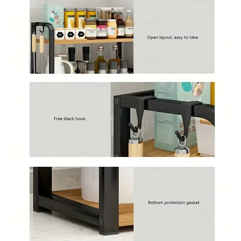 2-Tier Kitchen Organizer Shelf