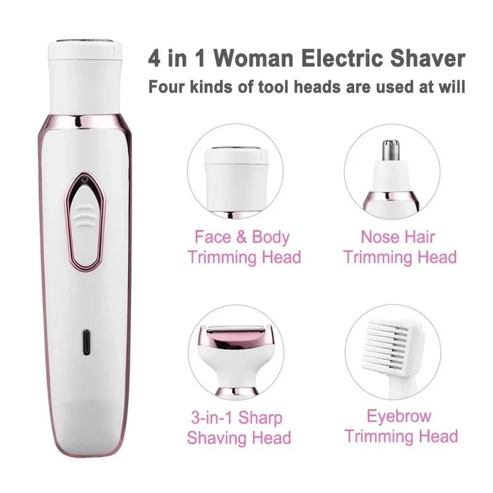 4-in-1 Electric Hair Trimmer Kit