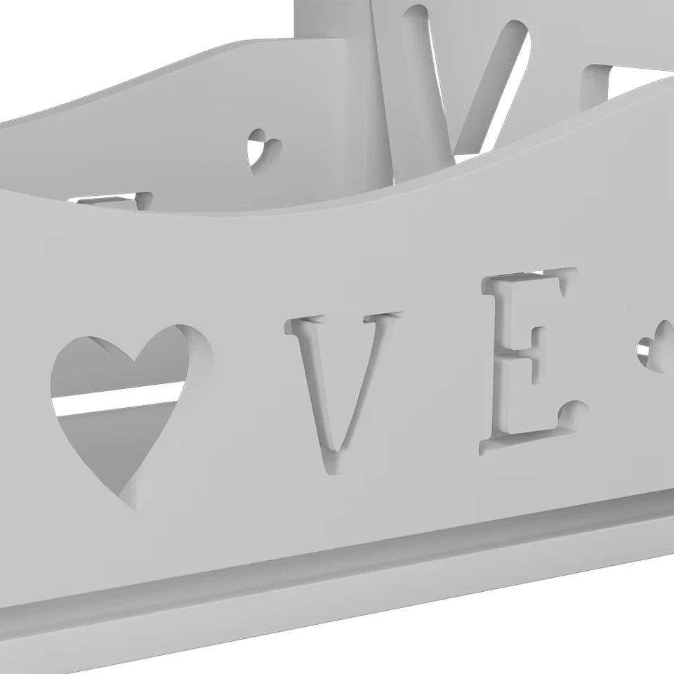 2-Tier PVC Side Table