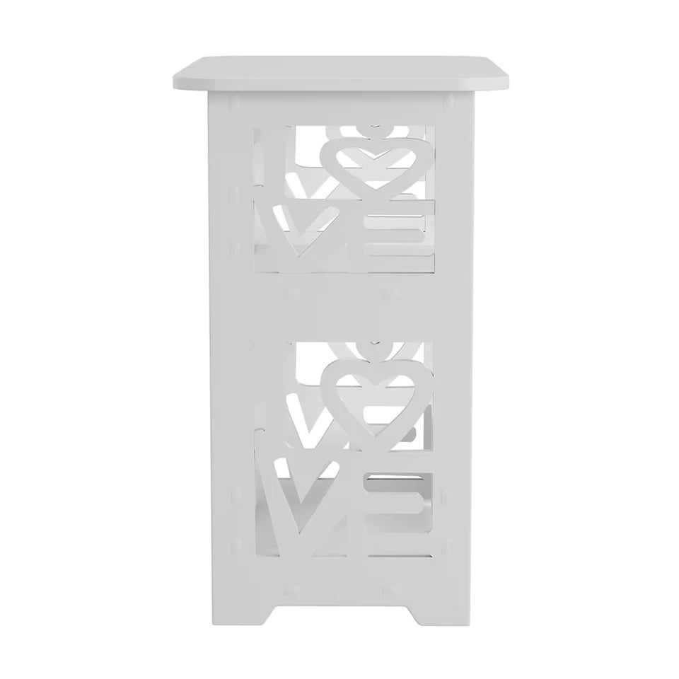 2-Tier PVC Side Table