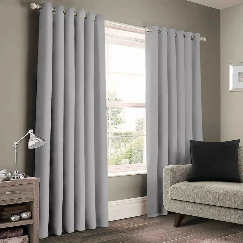 2PCS Full Blackout Curtains
