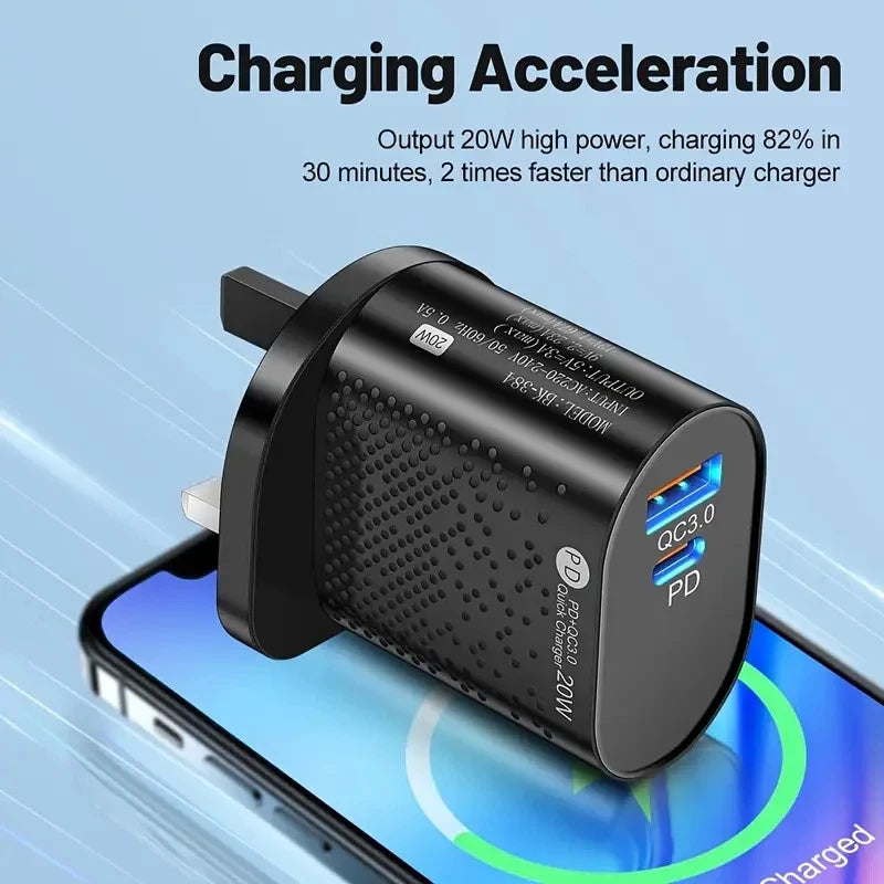 20W USB-C Fast Charger Bundle