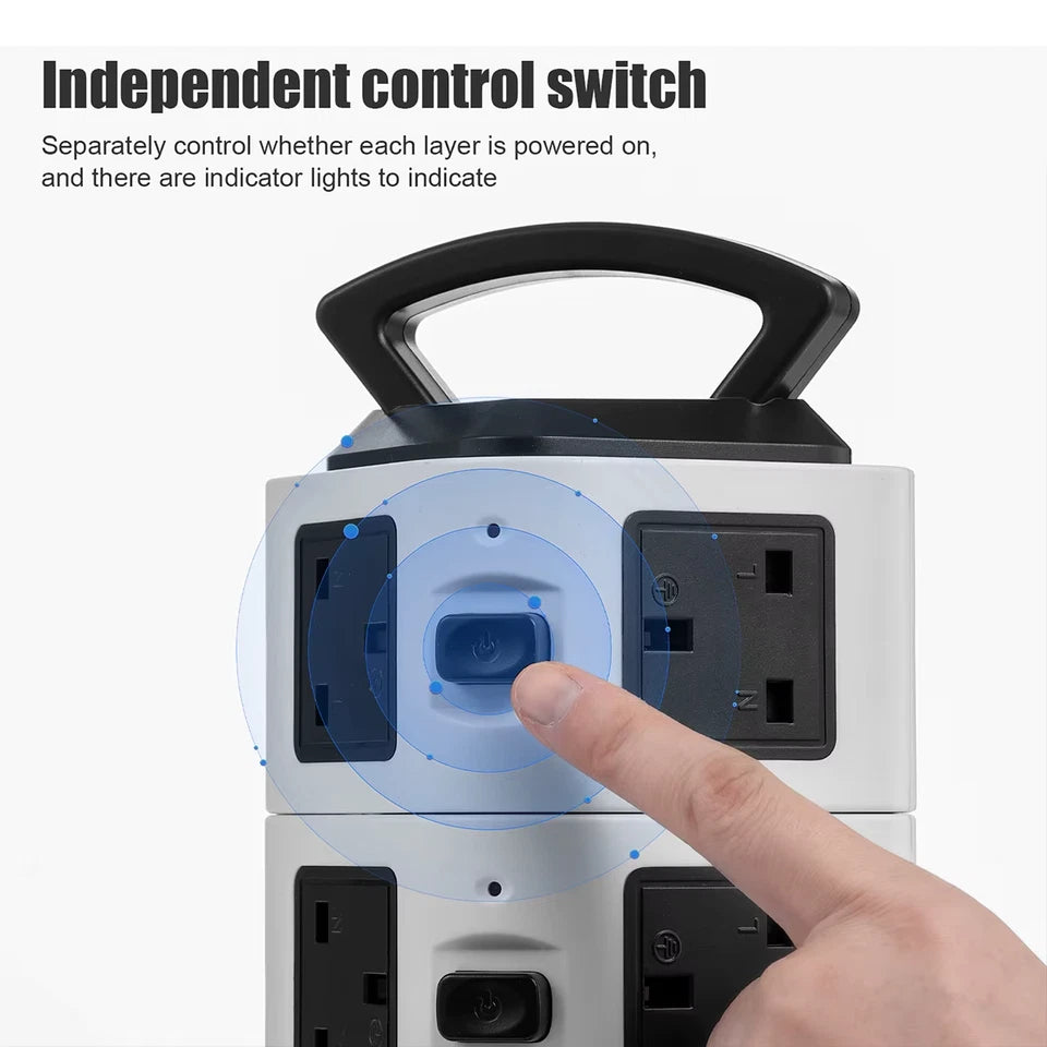 Vertical Tower Power Strip