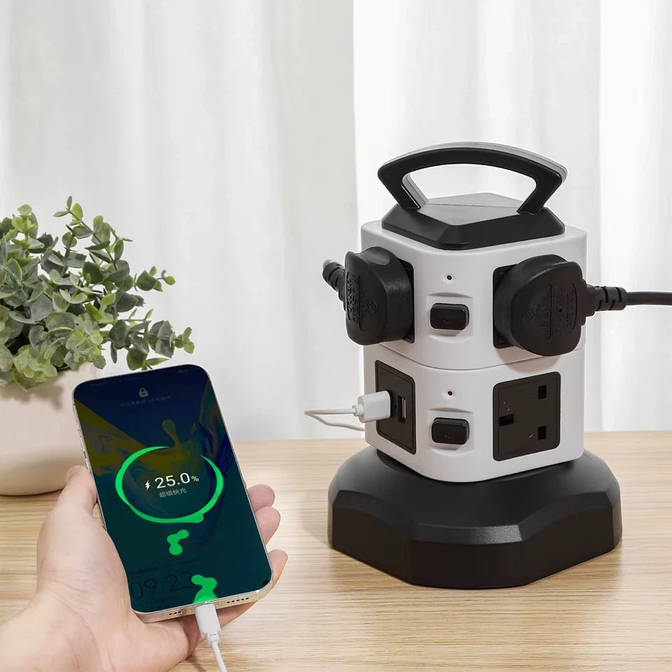 Vertical Tower Power Strip