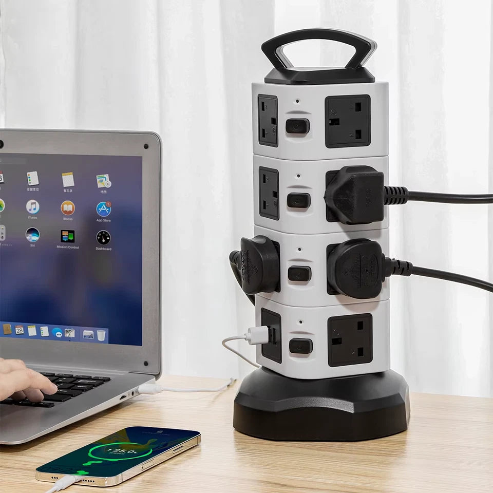 Vertical Tower Power Strip