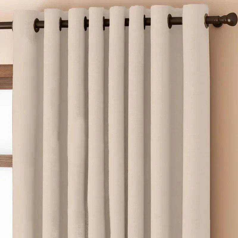 2PCS Full Blackout Curtains