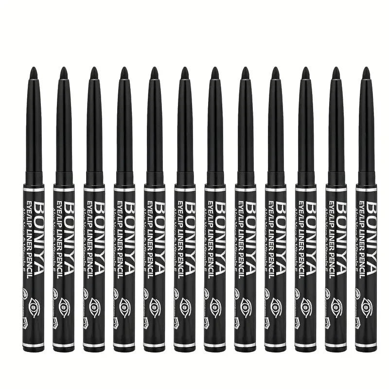 12x Black Liquid Eyeliner Pens