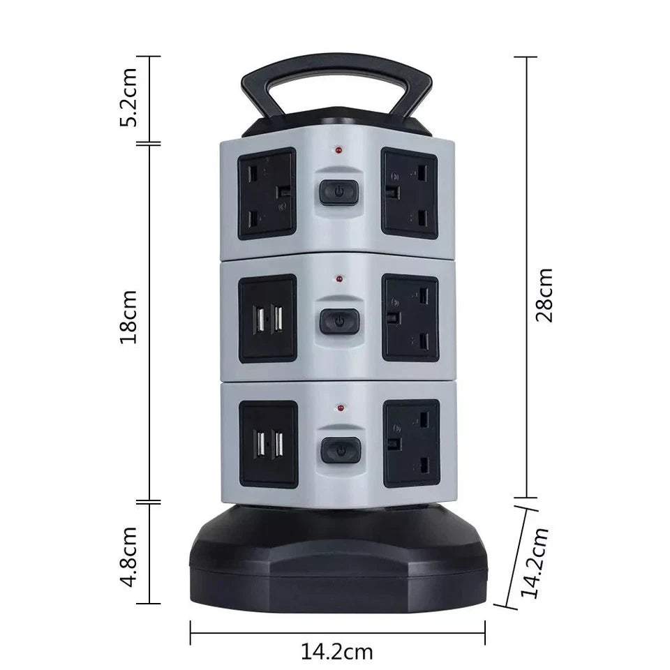 Vertical Tower Power Strip