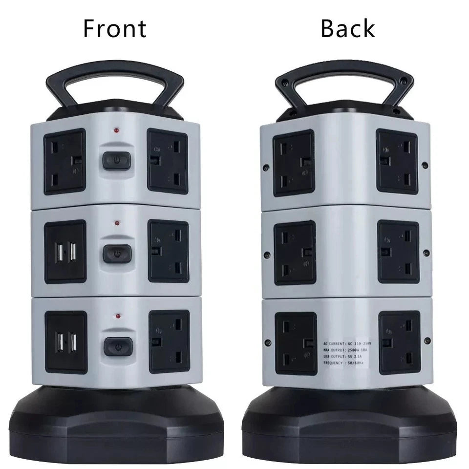 Vertical Tower Power Strip